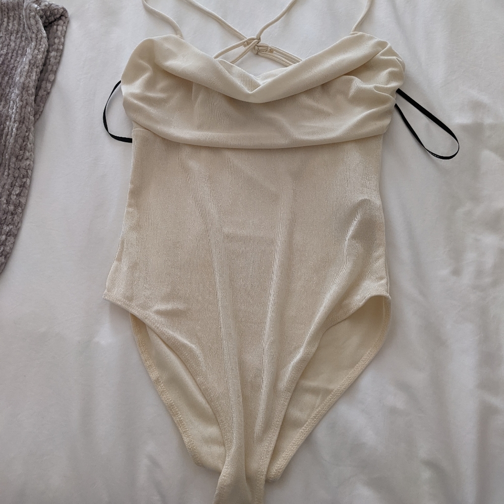 Forever 21 cowl neck body suit